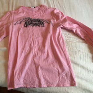 Official pink Phoebe Bridgers metal long sleeve (Size medium)